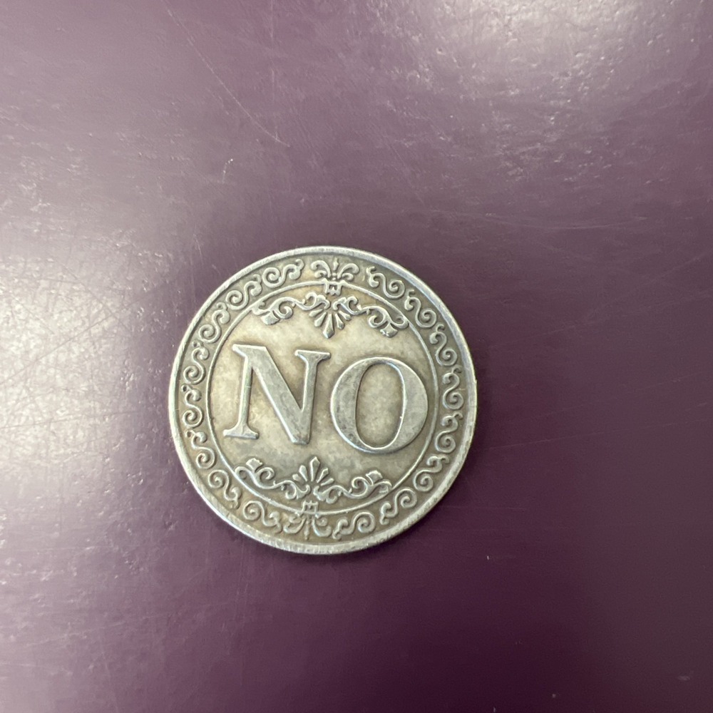 Yes Or No Decision Coin Metal Flip Coin Challenge Coin Novelty Gift - Picture 2 of 2